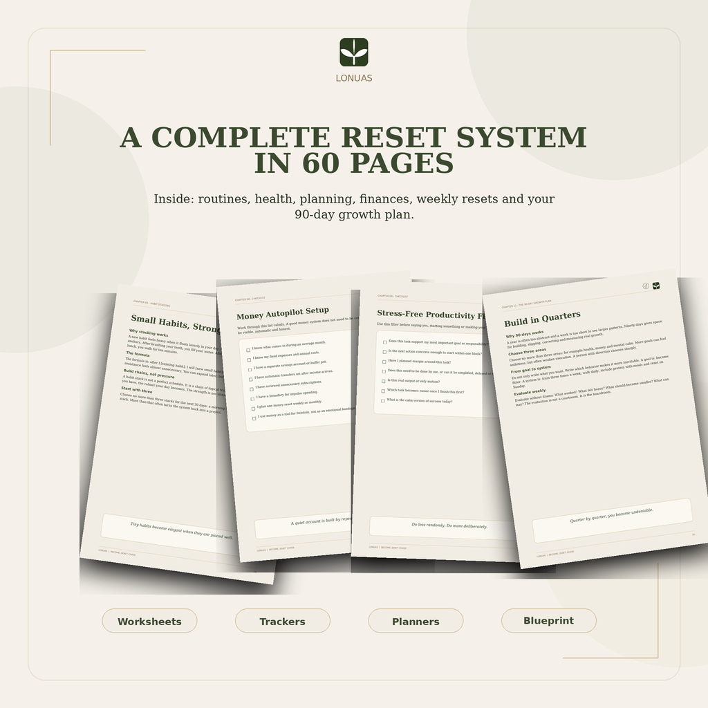 THE LONUAS RESET: Digital E-Book