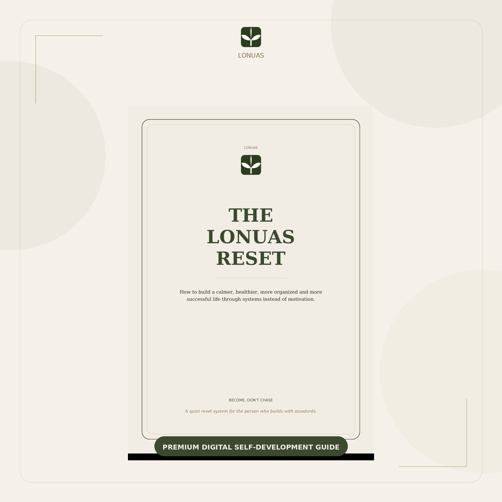 THE LONUAS RESET: Digital E-Book