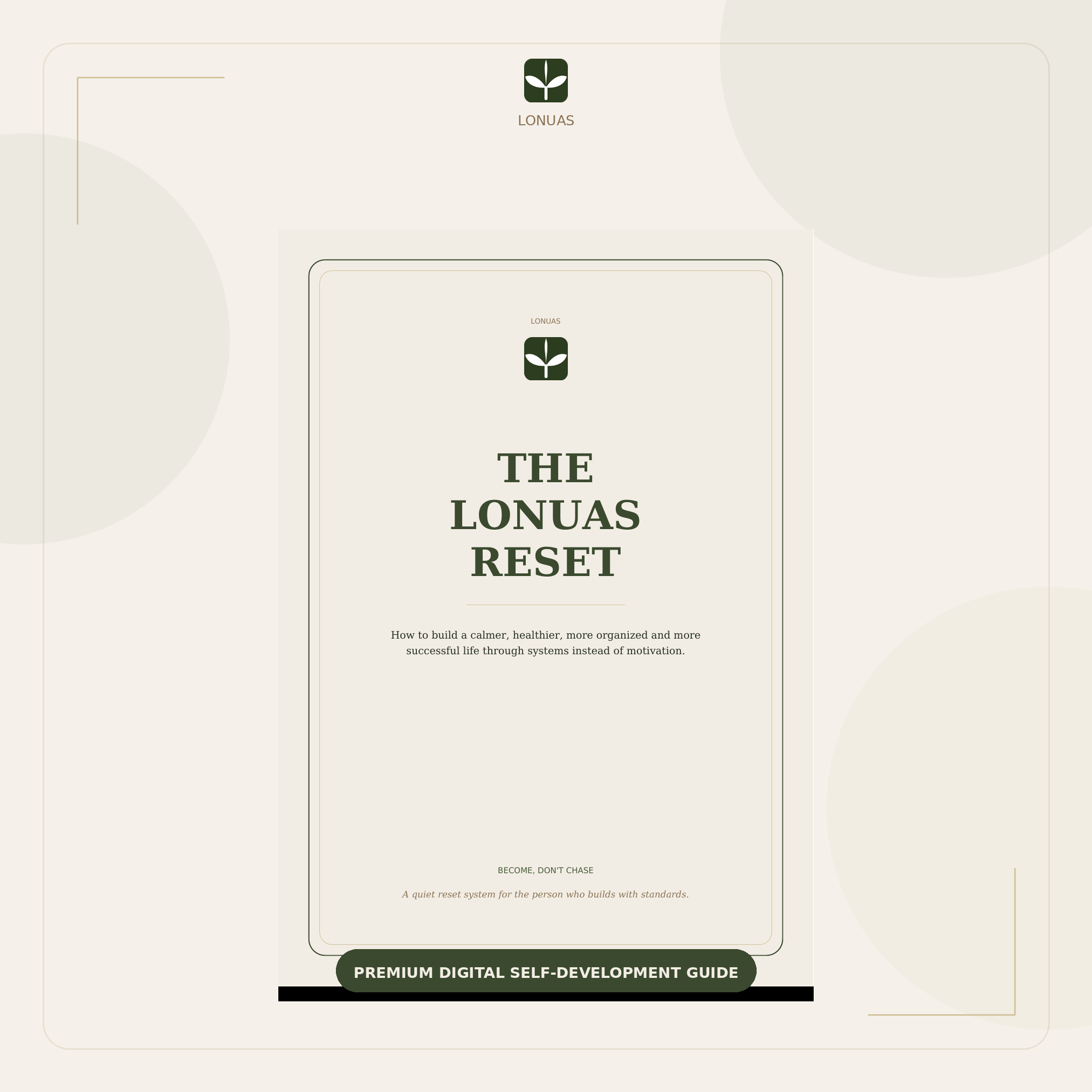 THE LONUAS RESET: Digital E-Book